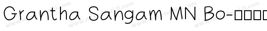 Grantha Sangam MN Bo字体转换